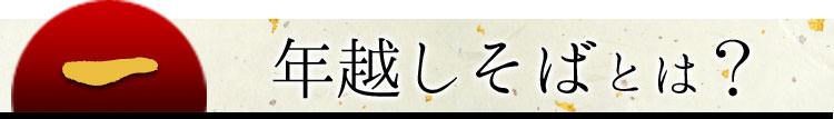 年越しそば見出し1