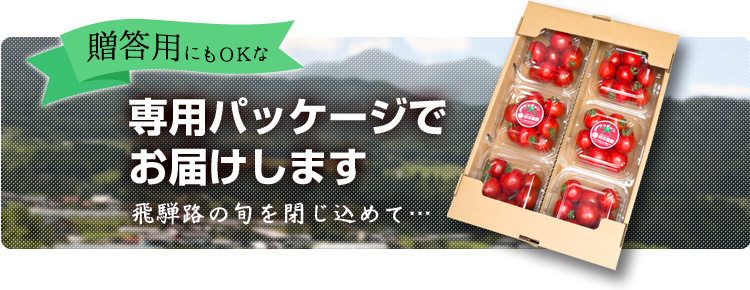 贈り物に最適パッケージ