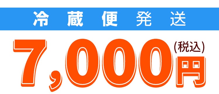 冷蔵便発送3500円