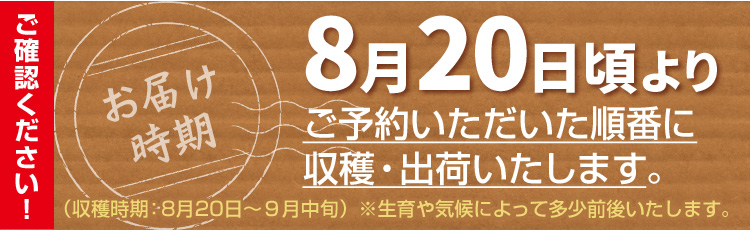 お届け予定日