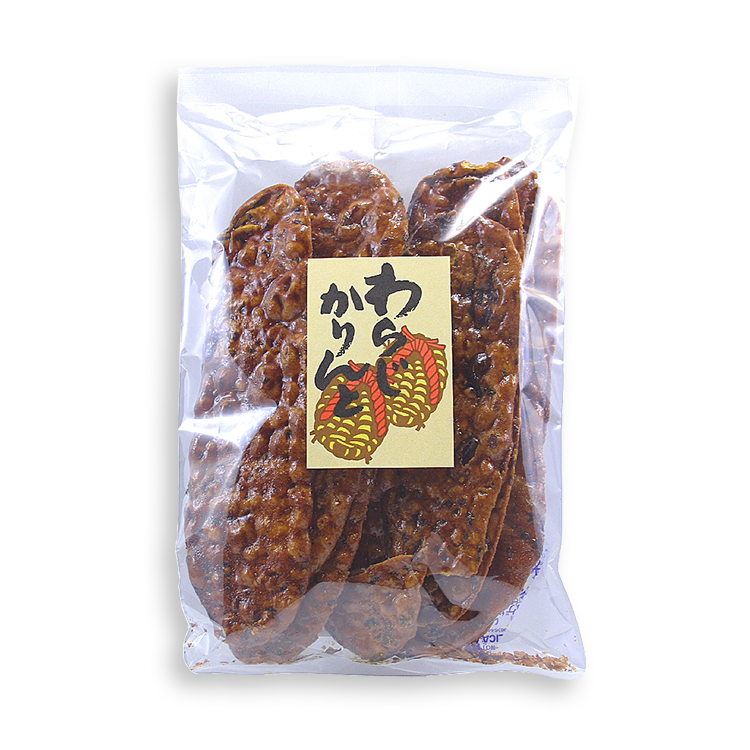 パリパリさっくり軽い食感 黒糖たっぷり わらじかりんと あずさ屋
