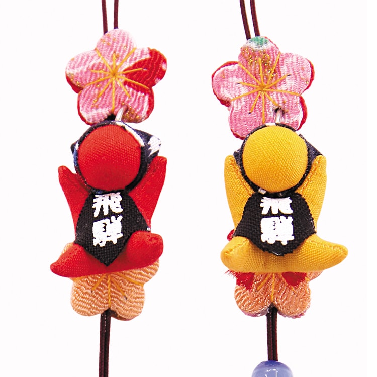 送料360円～】豆さるぼぼ 和風ストラップ｜あずさ屋